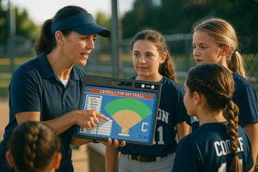Custom Pro Baseball or Softball Whiteboard -w Handle